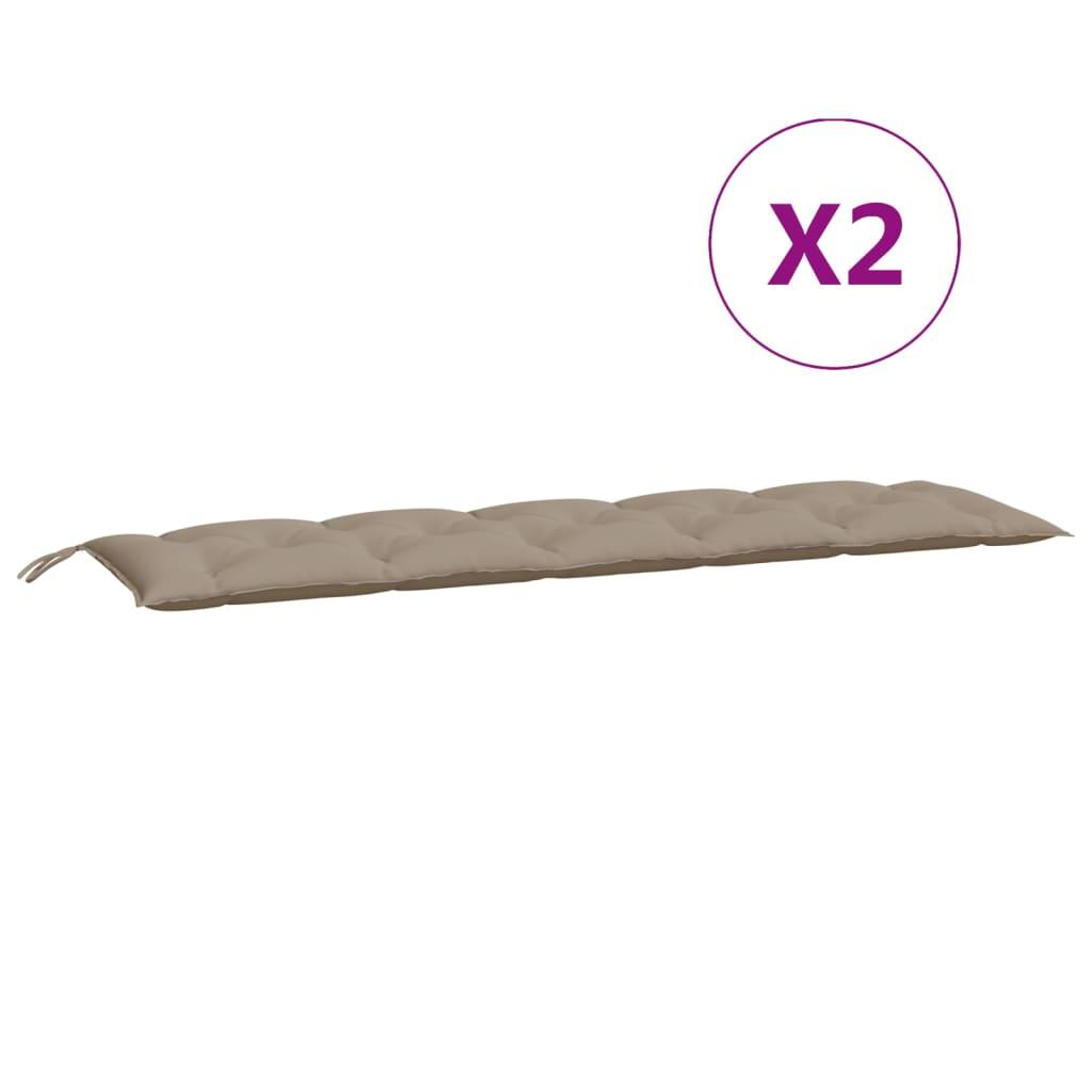Hynde til gyngesofa 180 cm stof gråbrun