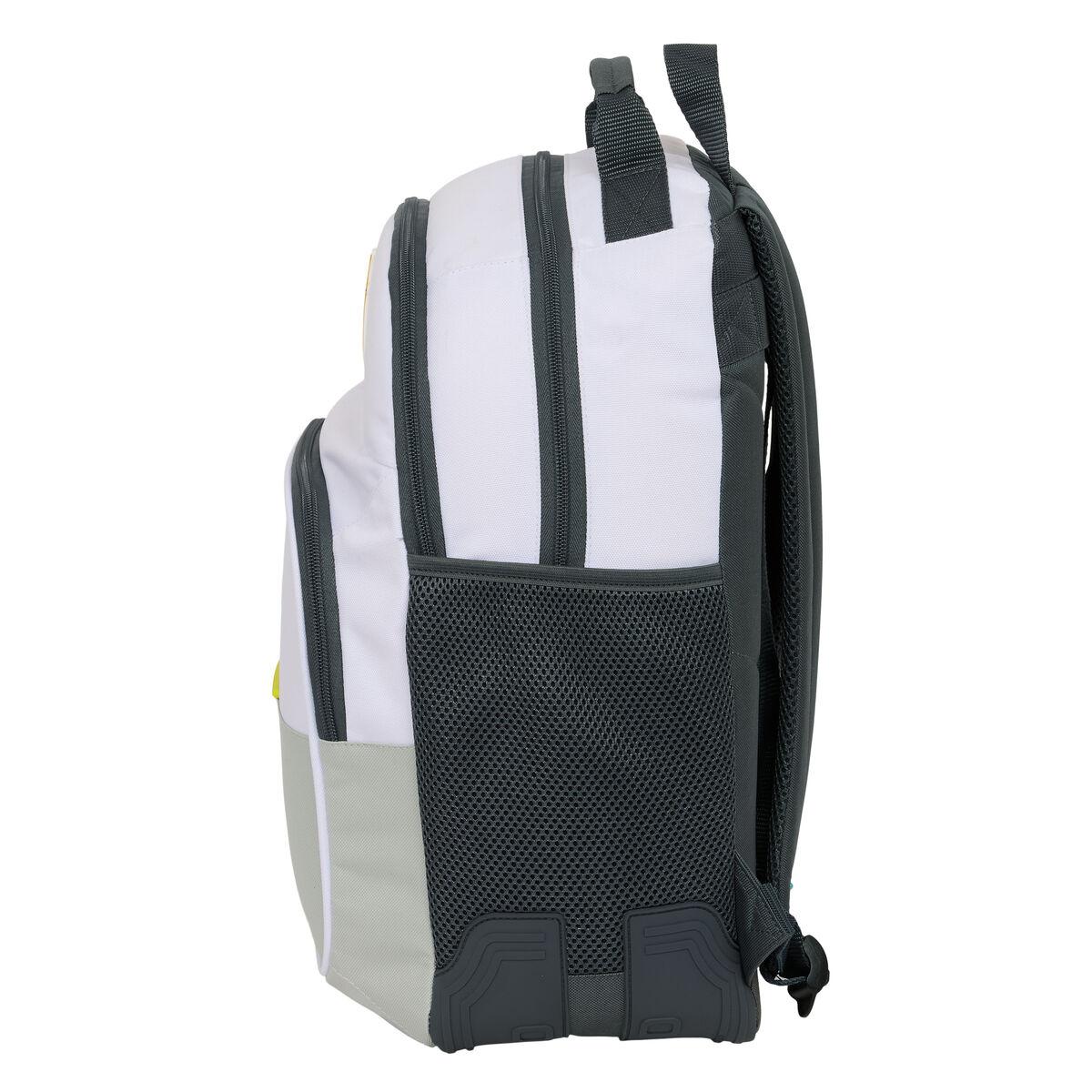 Skoletaske Real Madrid C.F. Hvid 32 x 42 x 15 cm