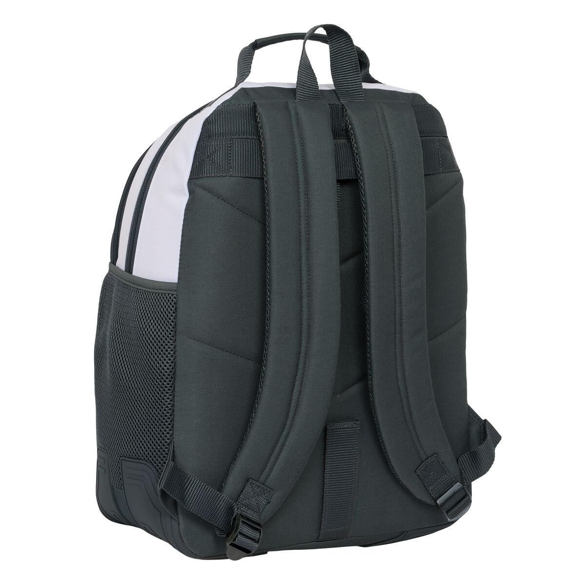 Skoletaske Real Madrid C.F. Hvid 32 x 42 x 15 cm
