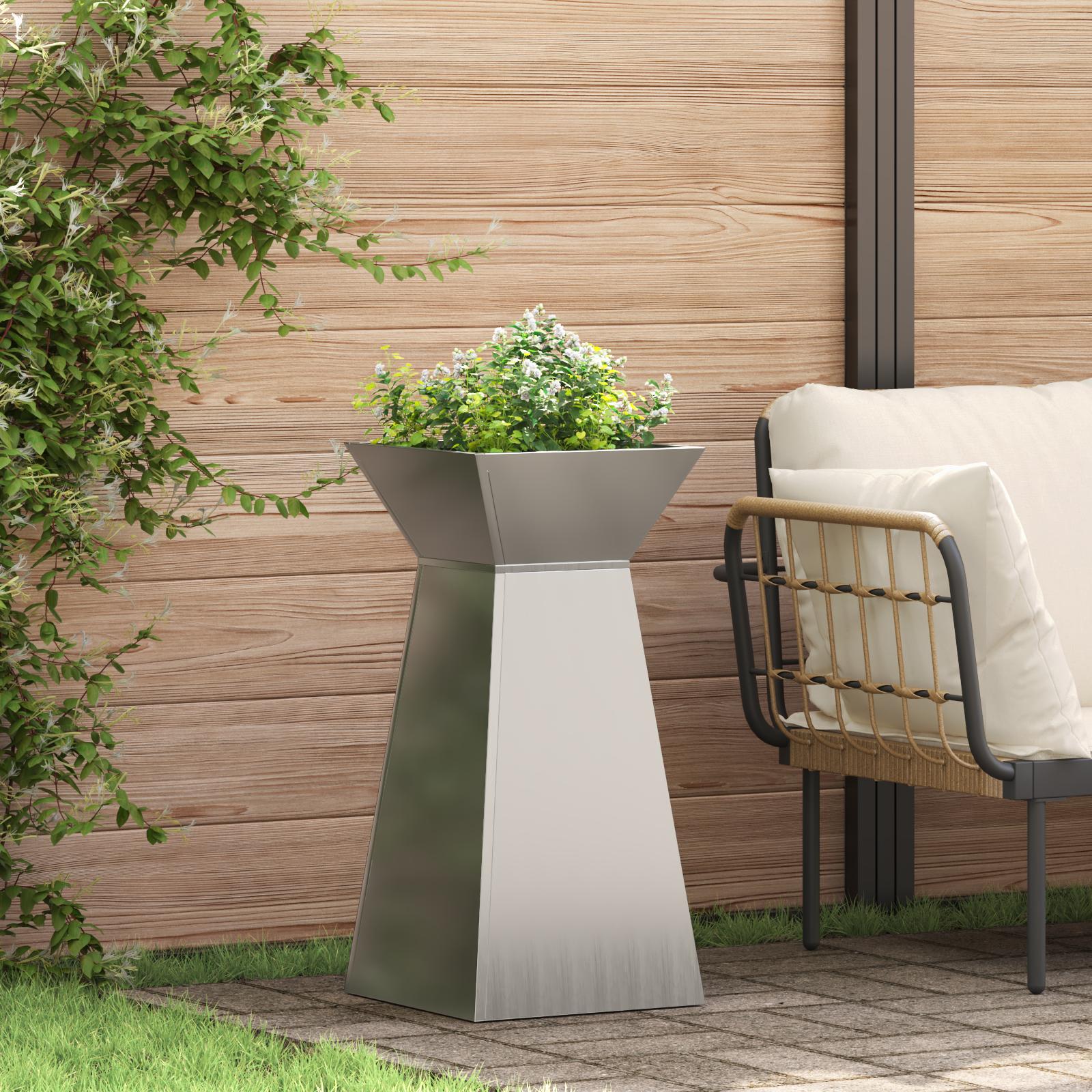 Plante Stativ Galvaniseret stål 35 x 35 x 73 cm Dekorative Indlæg