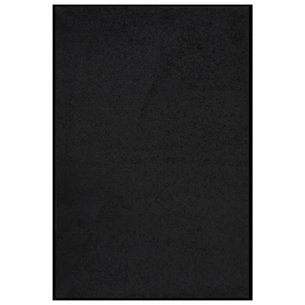 Dørmåtte 80x120 cm sort