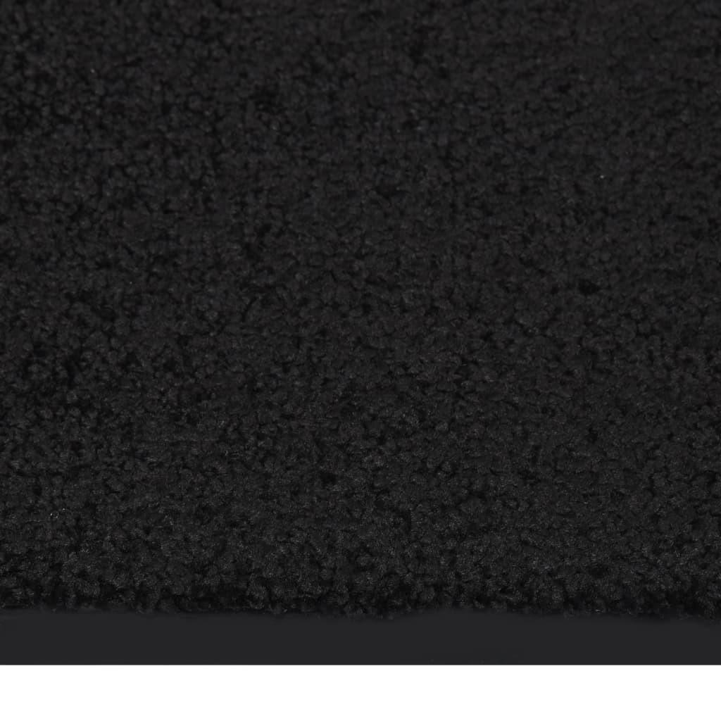 Dørmåtte 60x80 cm sort