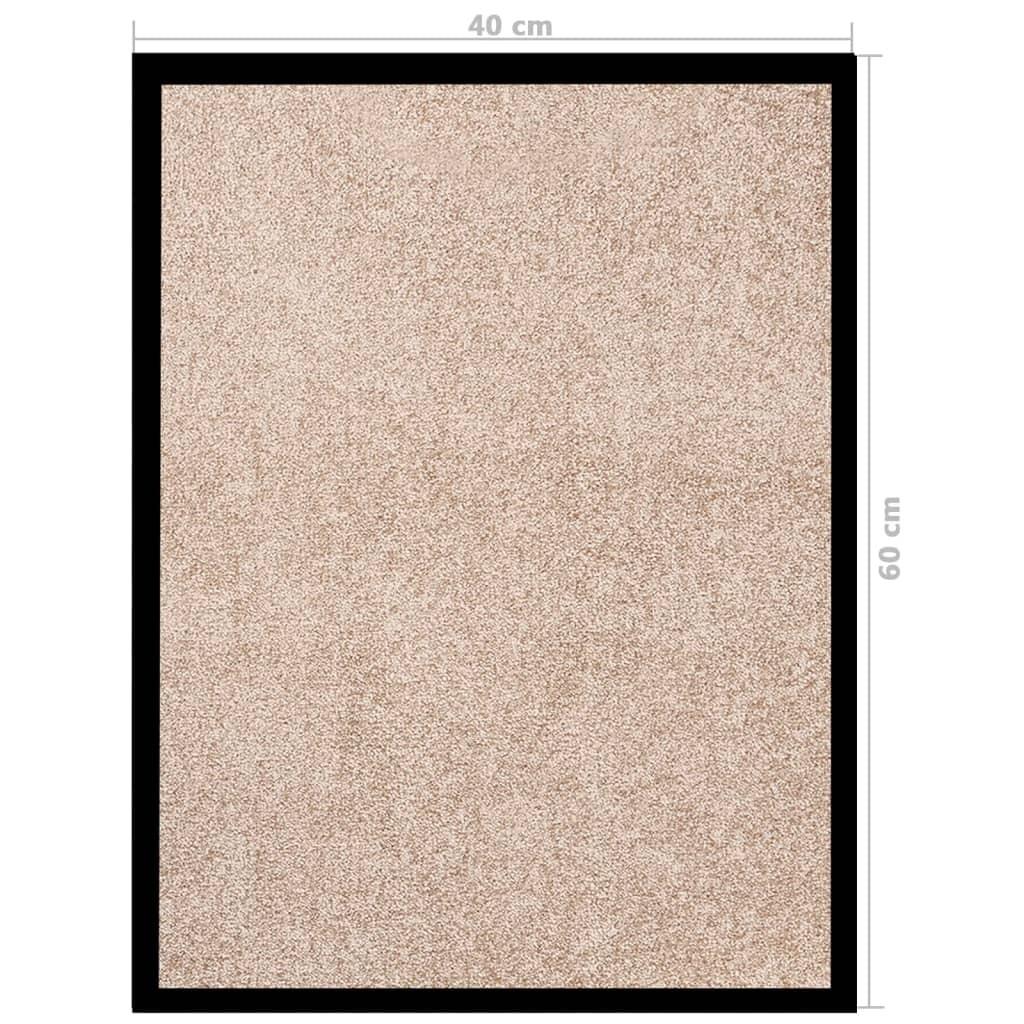 Dørmåtte 40x60 cm beige