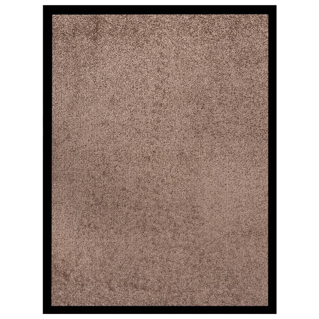 Dørmåtte 60x80 cm brun