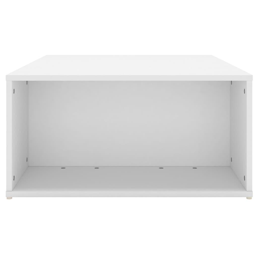 Sofabord 90x67x33 cm konstrueret træ hvid