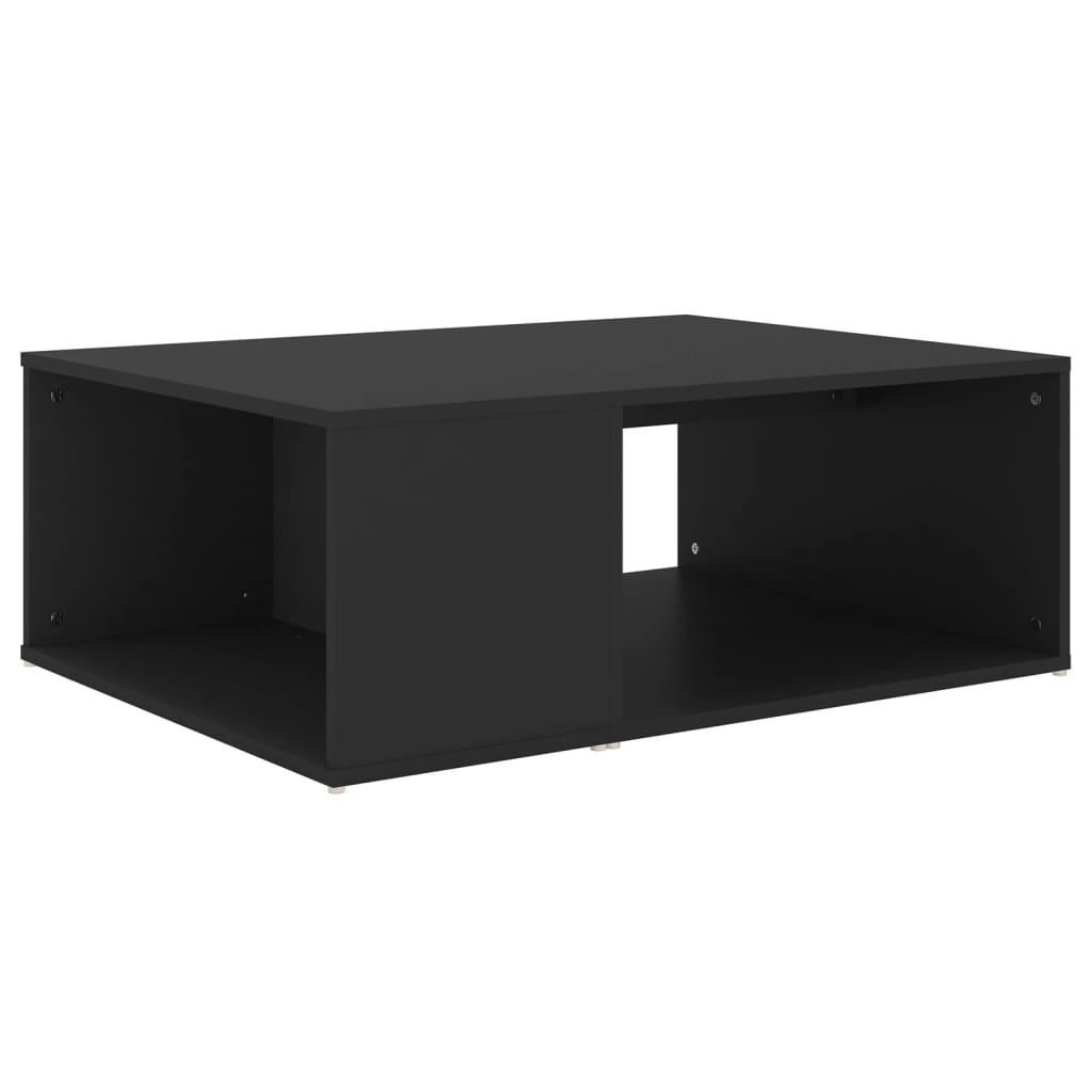 Sofabord 90x67x33 cm konstrueret træ sort