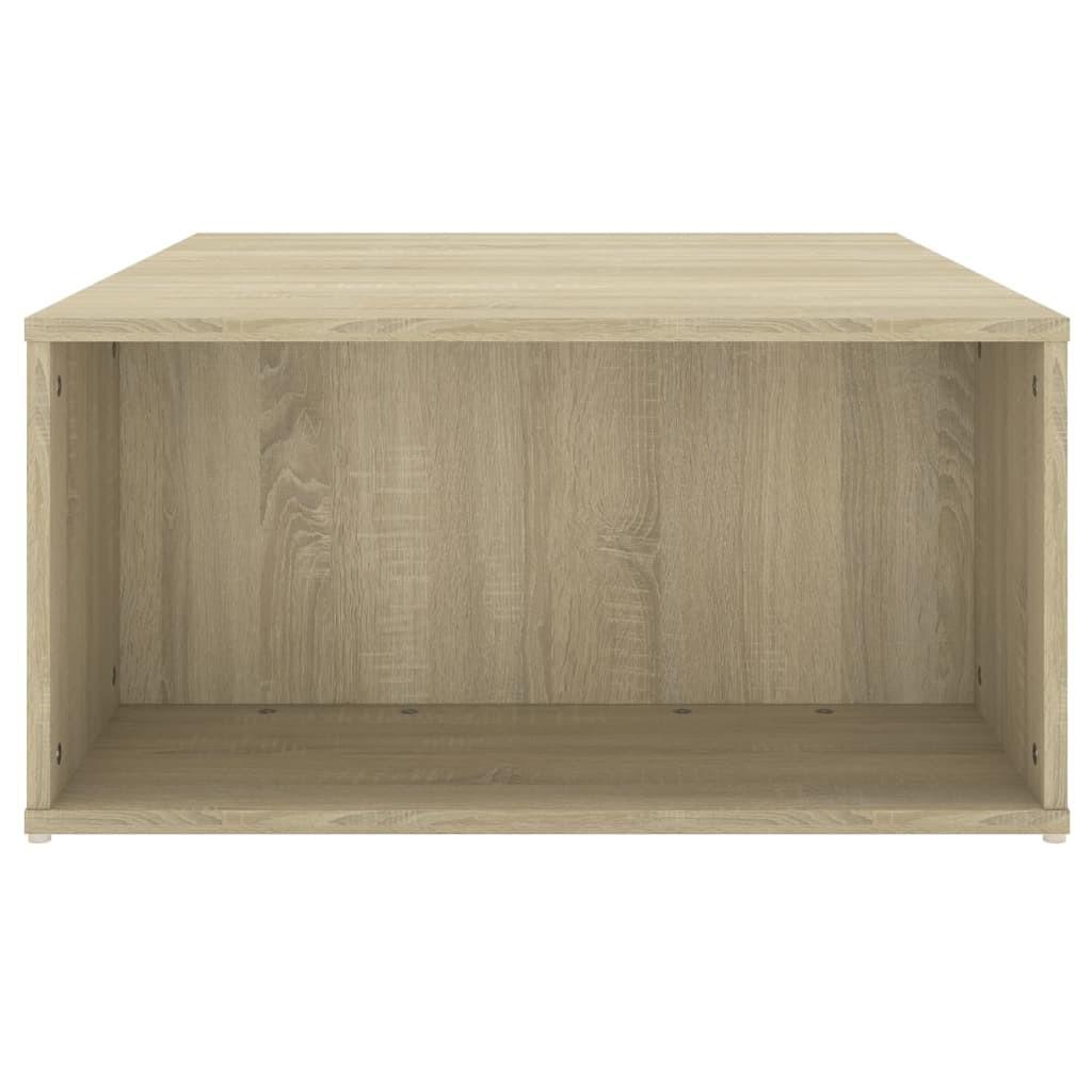 Sofabord 90x67x33 cm konstrueret træ sonoma-eg