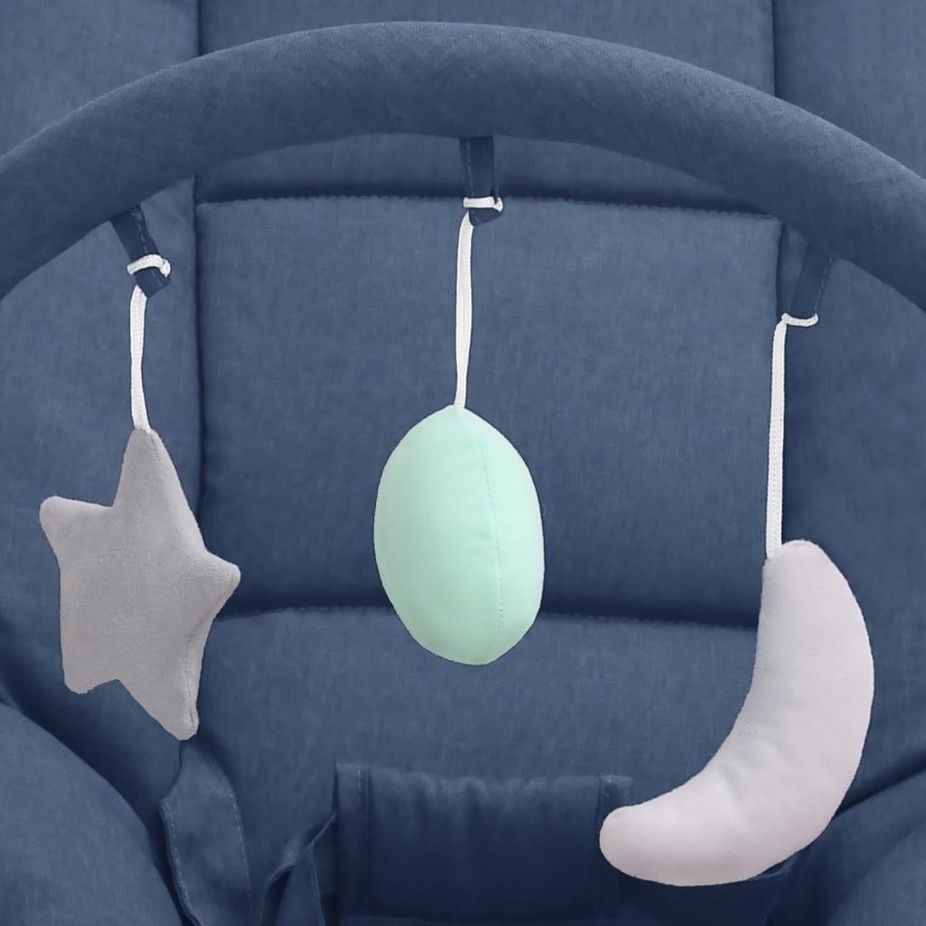 Skråstol til baby stål marineblå