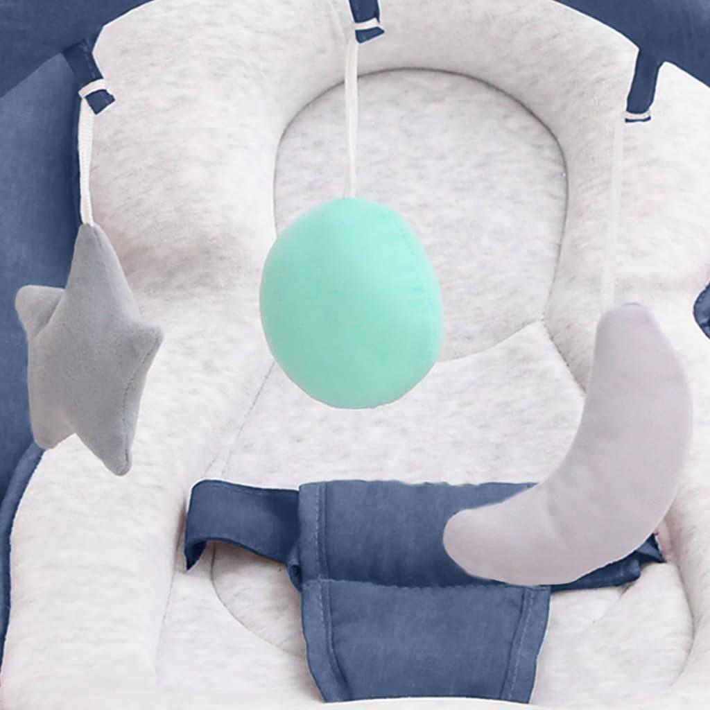Skråstol til baby stål marineblå