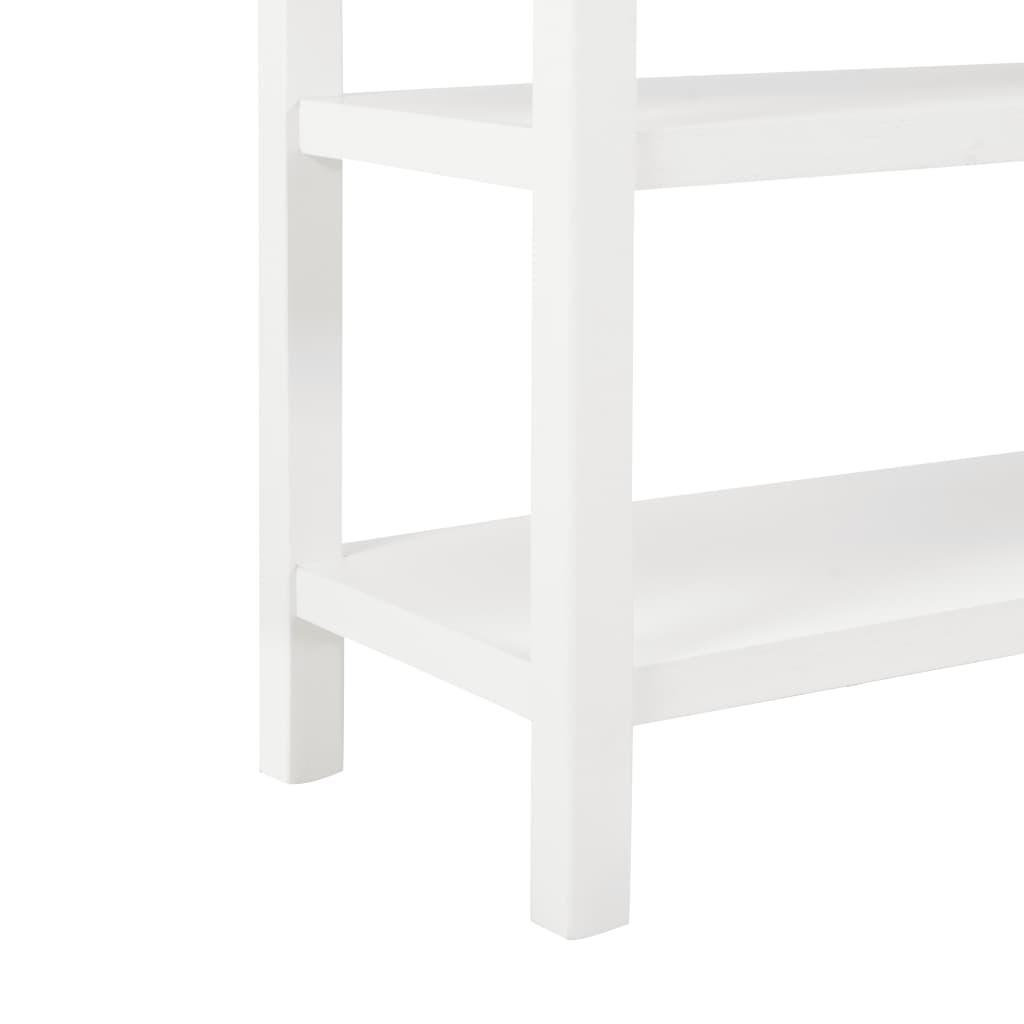 Konsolbord 110x35x80 cm MDF hvid