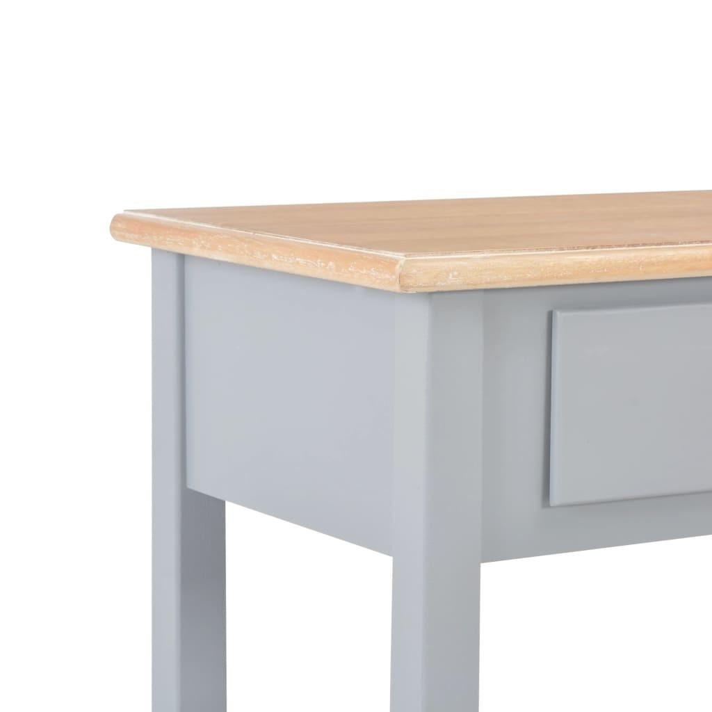Konsolbord 110x35x80 cm MDF grå