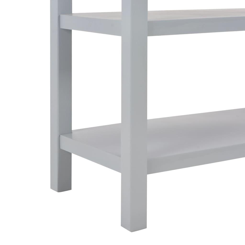 Konsolbord 110x35x80 cm MDF grå
