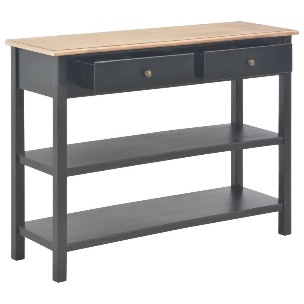 Skænk 110 x 35 x 80 cm MDF sort