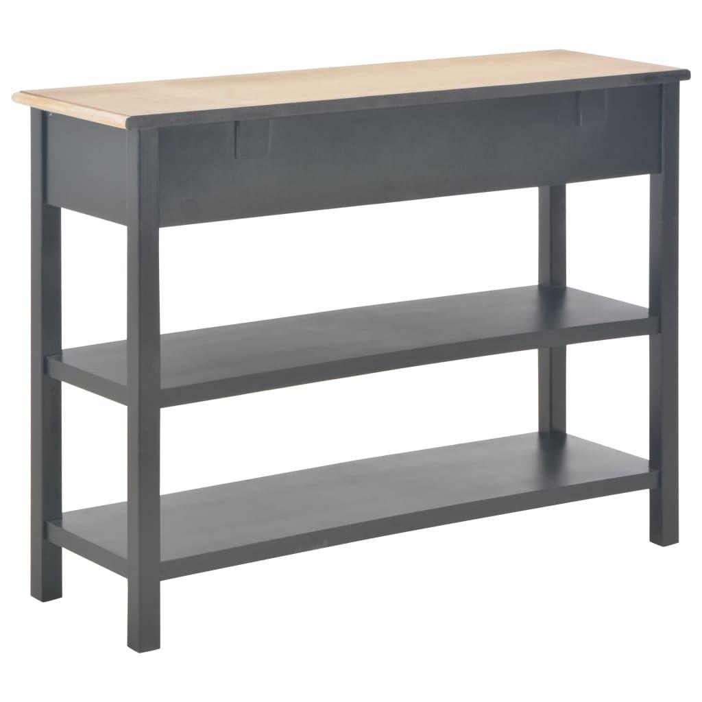 Skænk 110 x 35 x 80 cm MDF sort