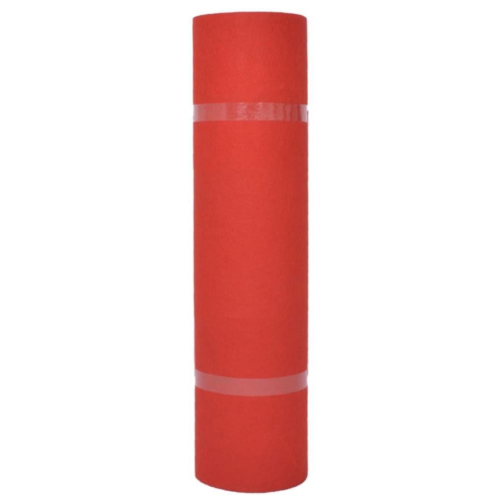 Messetæppe 1,2x12 m rød