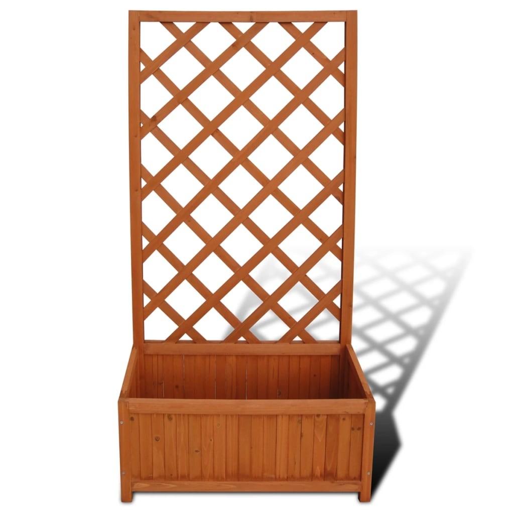 Plantekasse med espalier 70 x 30 x 135 cm