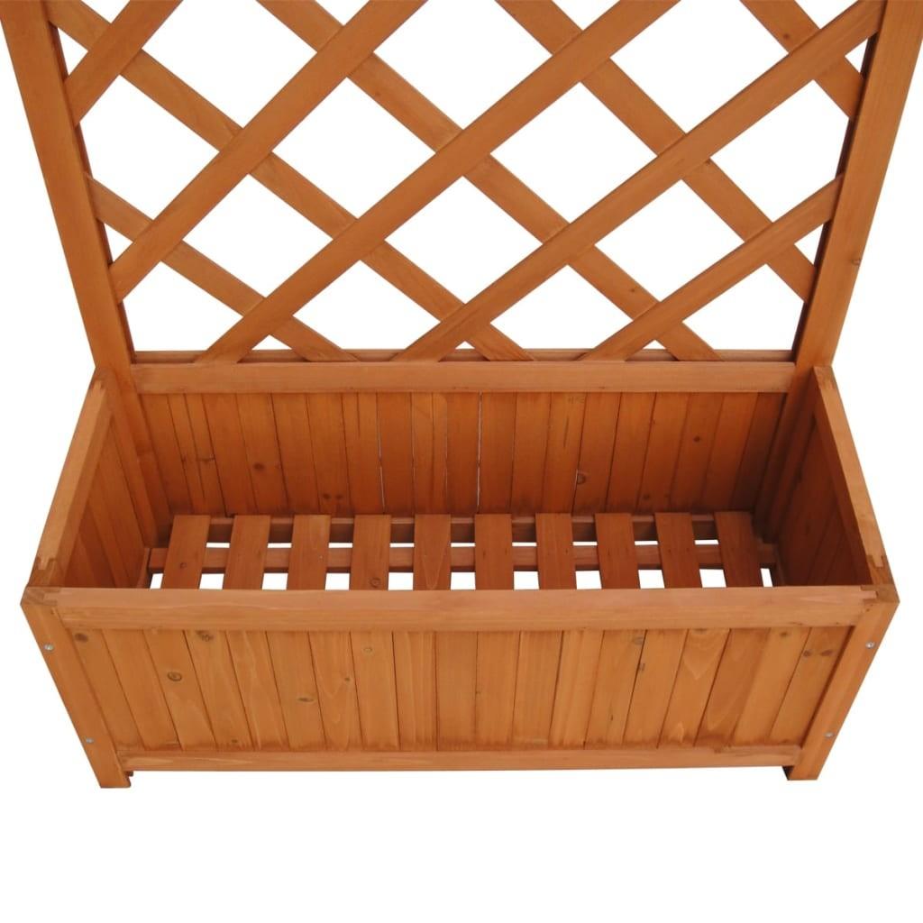 Plantekasse med espalier 70 x 30 x 135 cm