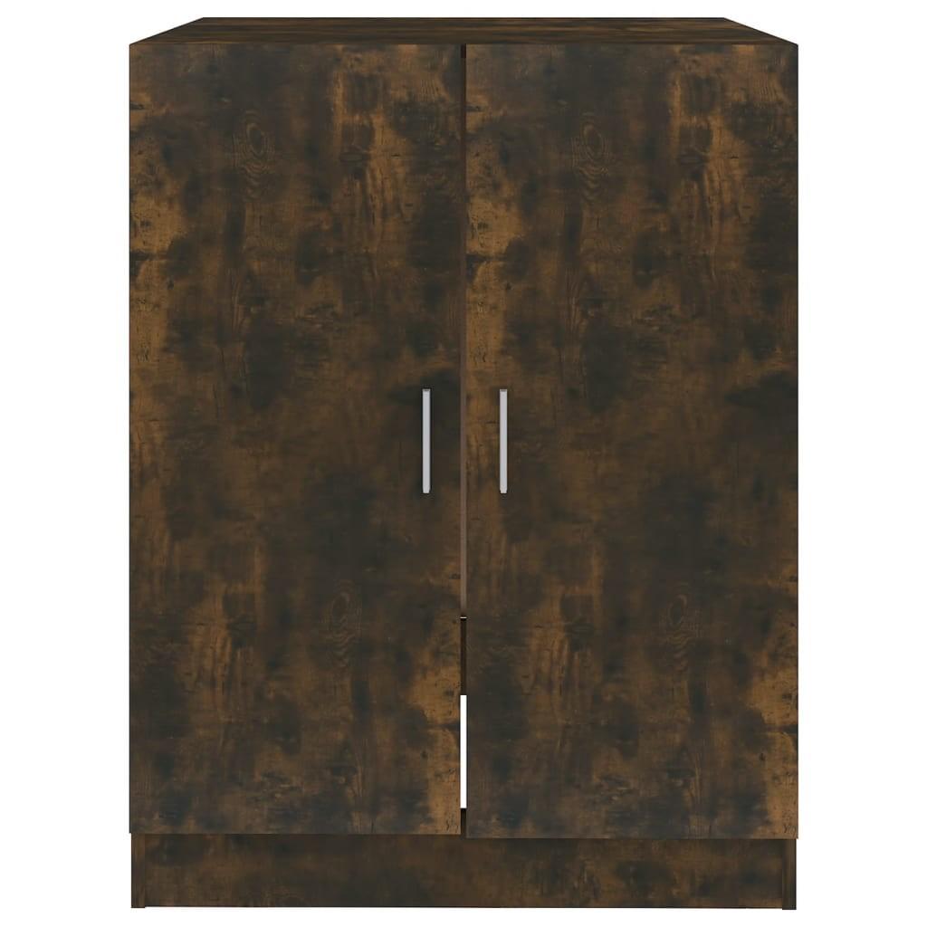 Vaskemaskineskab 71x71,5x91,5 cm røget egetræsfarve