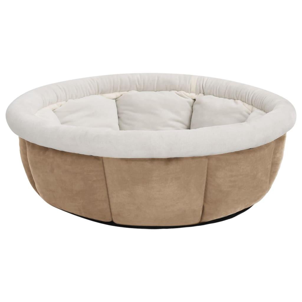 Hundeseng 59x59x24 cm beige