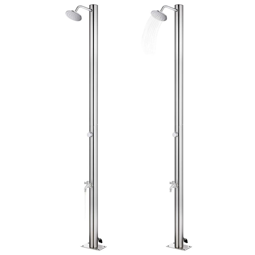 Havebruser 215 cm rustfrit stål