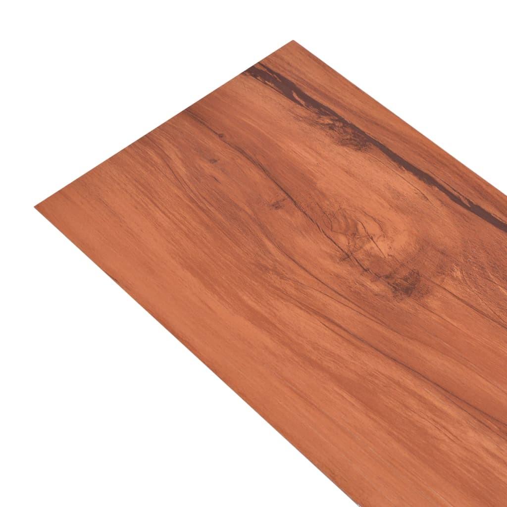 Selvklæbende gulvbrædder 2,51 m² 2 mm PVC naturlig elm