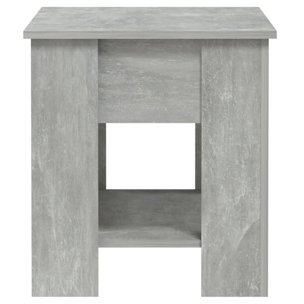 Sofabord 101x49x52 cm konstrueret træ betongrå
