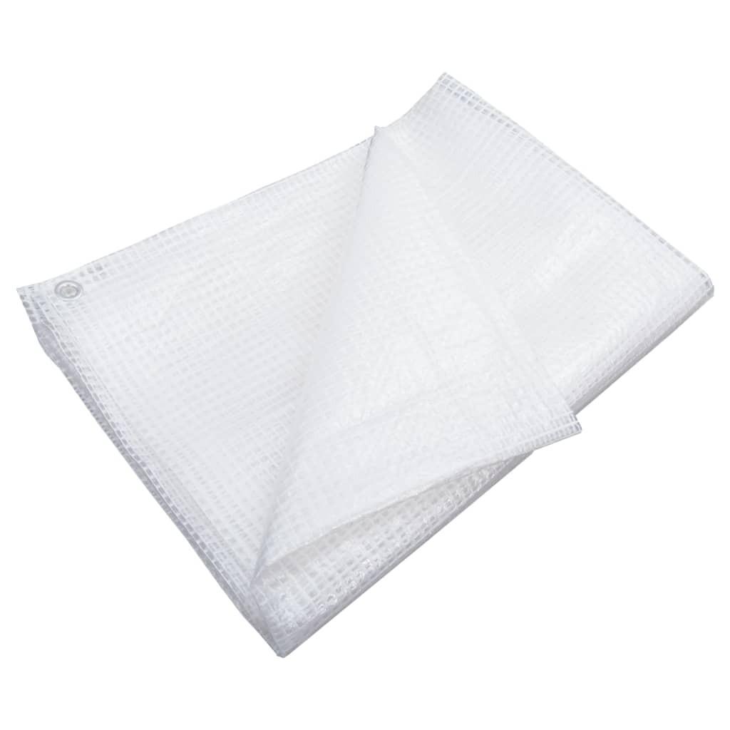 Leno-presenning 140 g/m² 6x8 m hvid