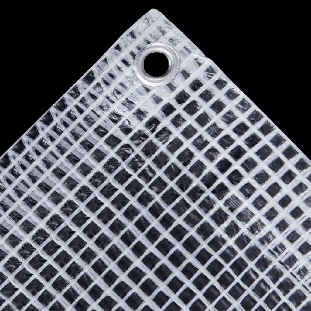 Leno-presenning 140 g/m² 6x8 m hvid