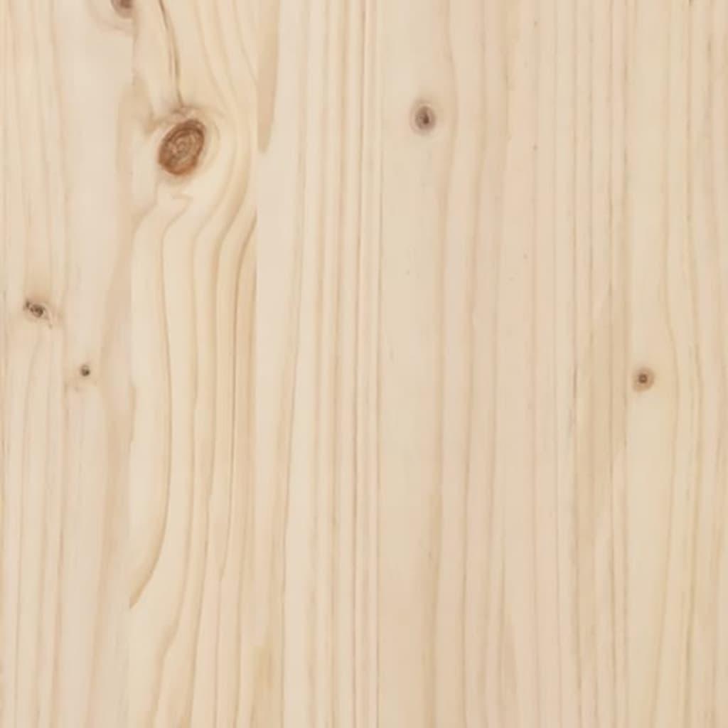 Konsolbord 75x35x75 cm massivt fyrretræ