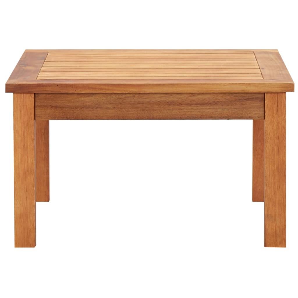 Havesofabord 60x60x36 cm massivt akacietræ