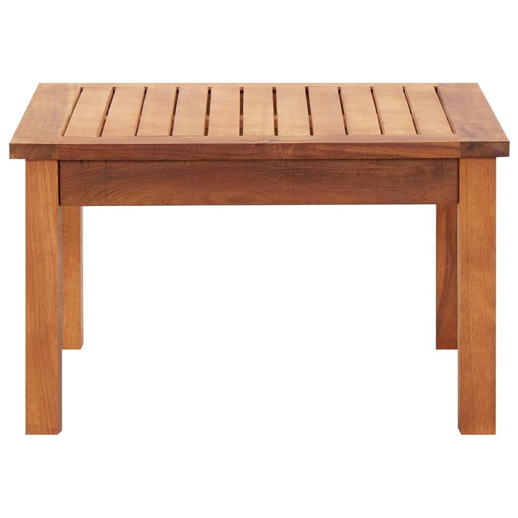 Havesofabord 60x60x36 cm massivt akacietræ