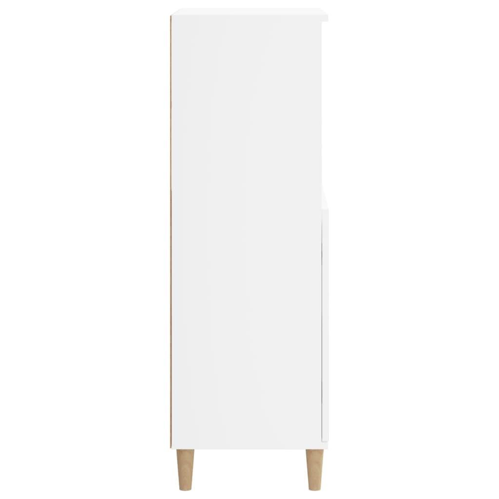 Skab 60x36x110 cm konstrueret træ hvid