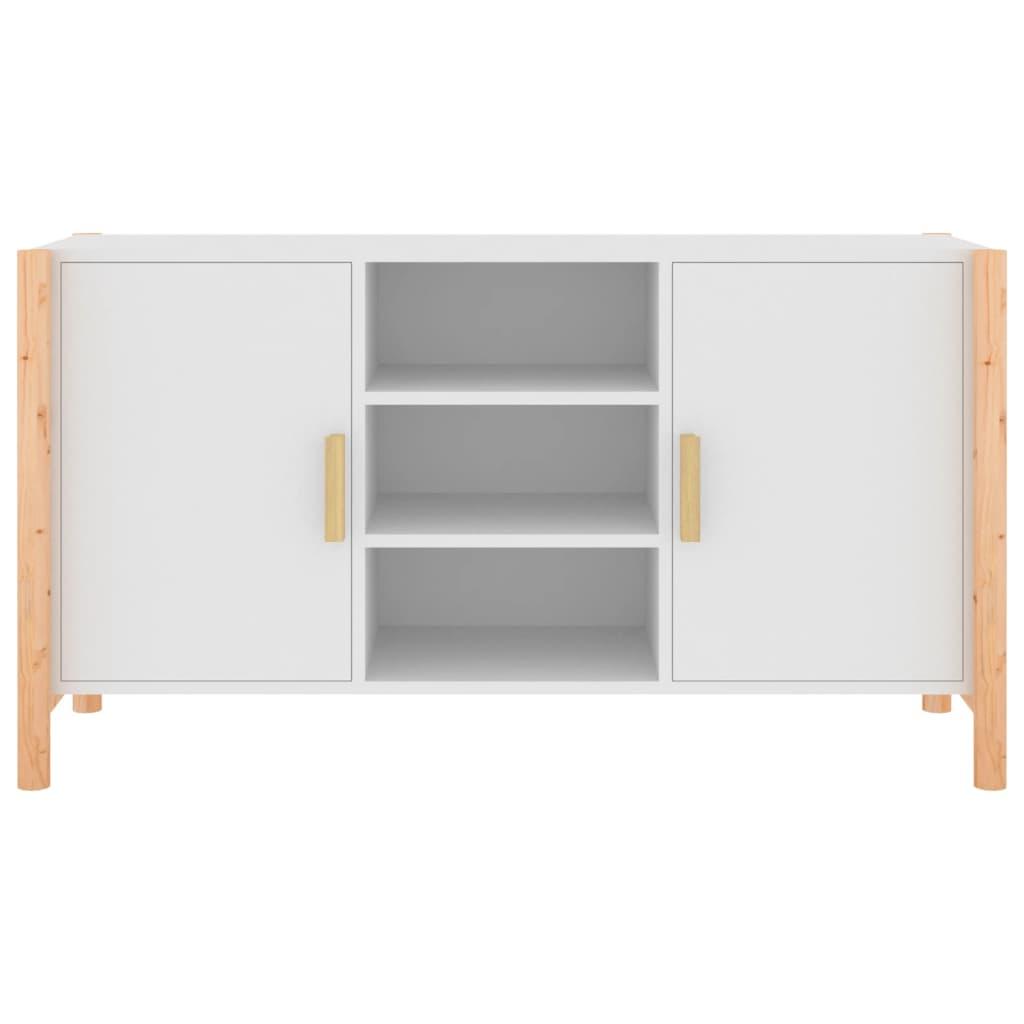 Skænk 107x38x60 cm konstrueret træ hvid