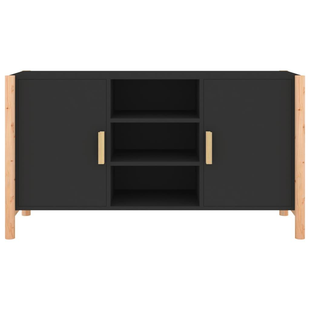 Skænk 107x38x60cm konstrueret træ sort