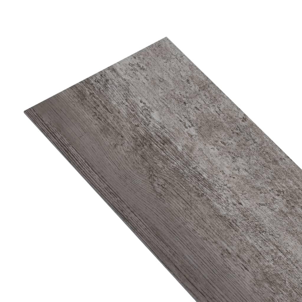 Selvklæbende gulvbrædder 5,02 m² 2 mm PVC stribet træ
