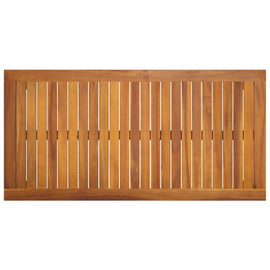 Havebord 110x55x67 cm massivt akacietræ