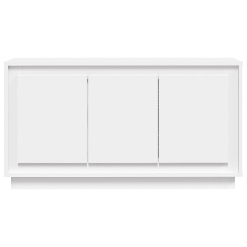 Skænk 102x35x55 cm konstrueret træ hvid