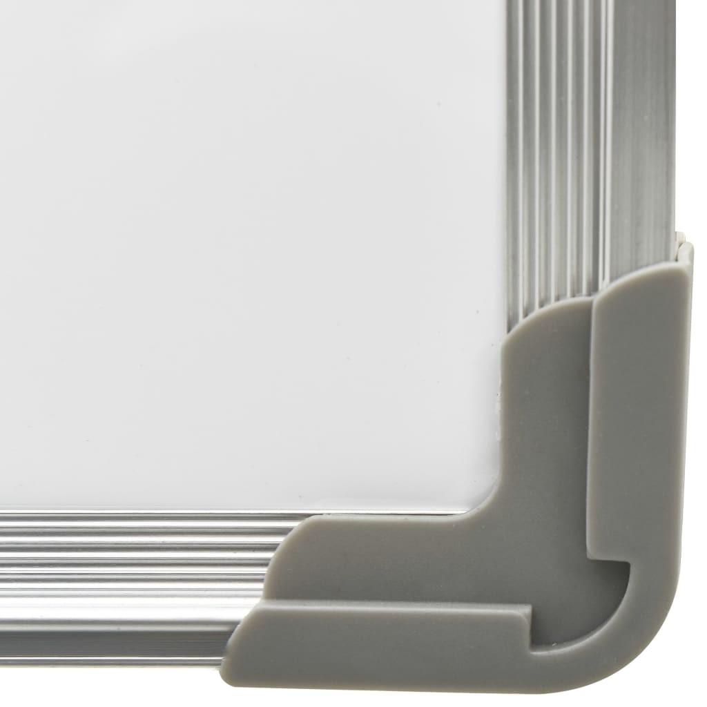 Magnetisk whiteboard 90x60 cm stål hvid
