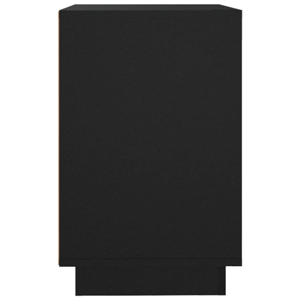 Skænk 102x35x60 cm konstrueret træ sort
