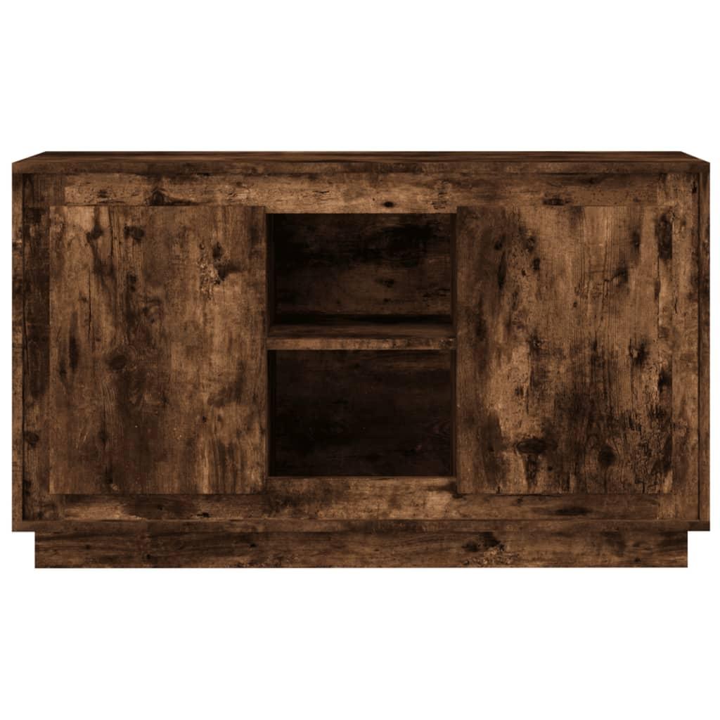 Skænk 102x35x60 cm konstrueret træ røget egetræsfarve