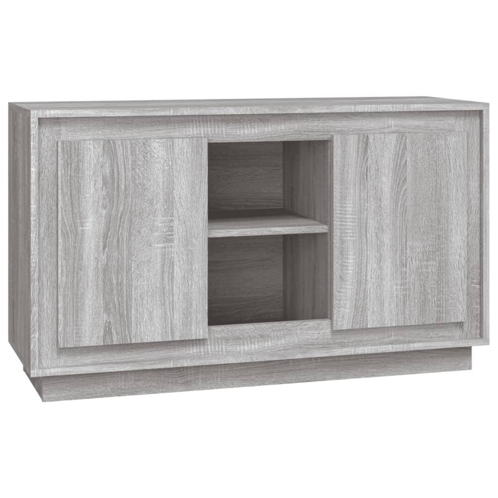 Skænk 102x35x60 cm konstrueret træ grå sonoma-eg
