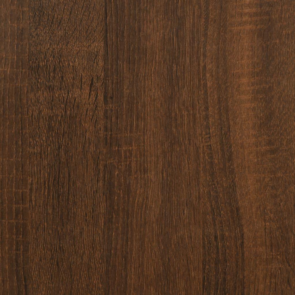 Skænk 102x35x60 cm konstrueret træ brun egetræsfarve