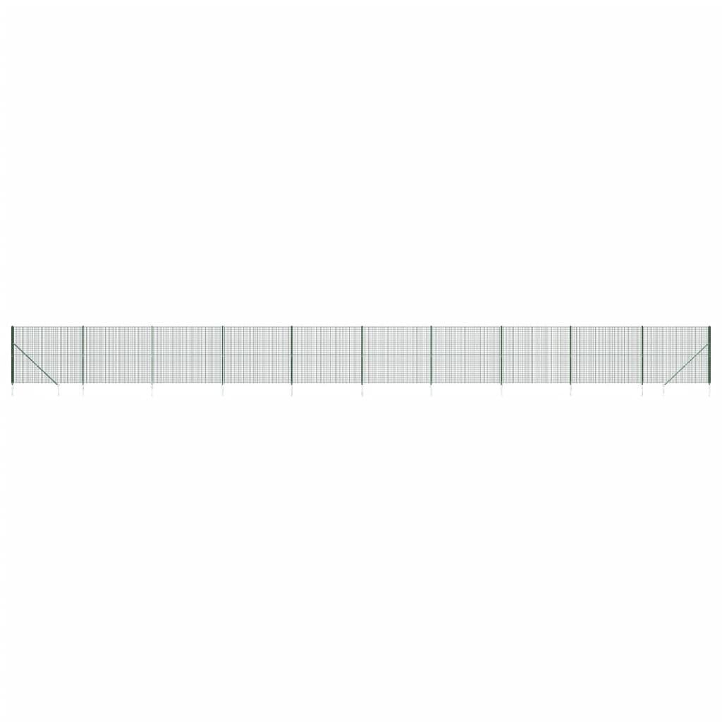 Trådhegn med jordspyd 2,2x25 m grøn