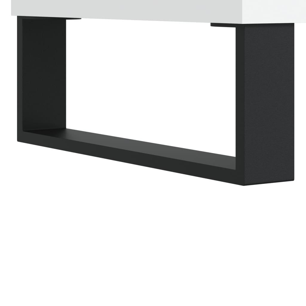 Skænk 34,5x34x90 cm konstrueret træ hvid