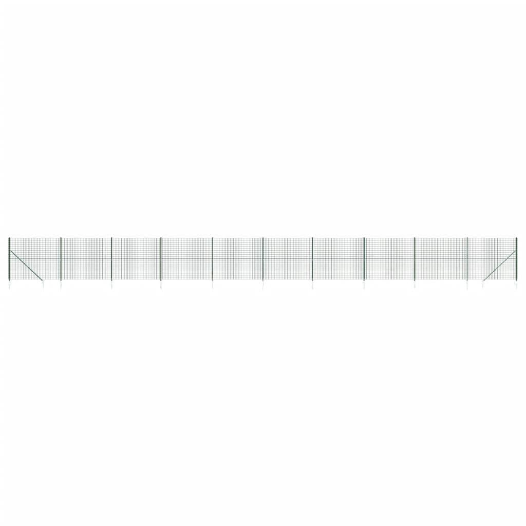Trådhegn med jordspyd 2,2x25 m grøn