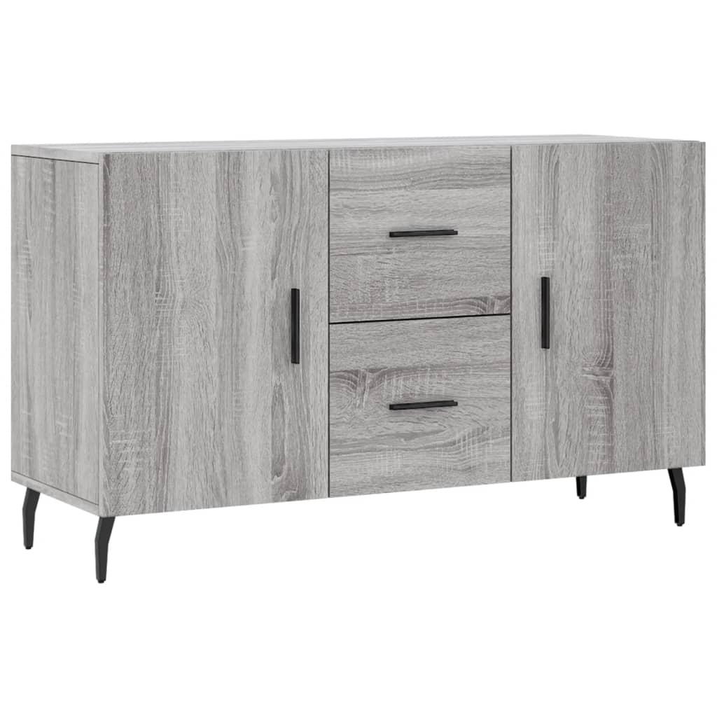 Skænk 100x36x60 cm konstrueret træ grå sonoma-eg