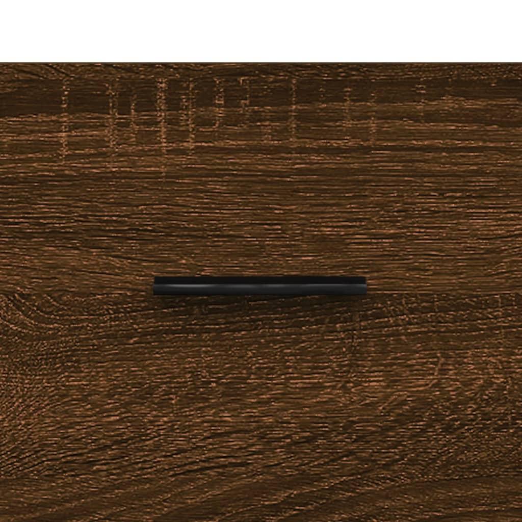 Skænk 100x36x60 cm konstrueret træ brun egetræsfarve