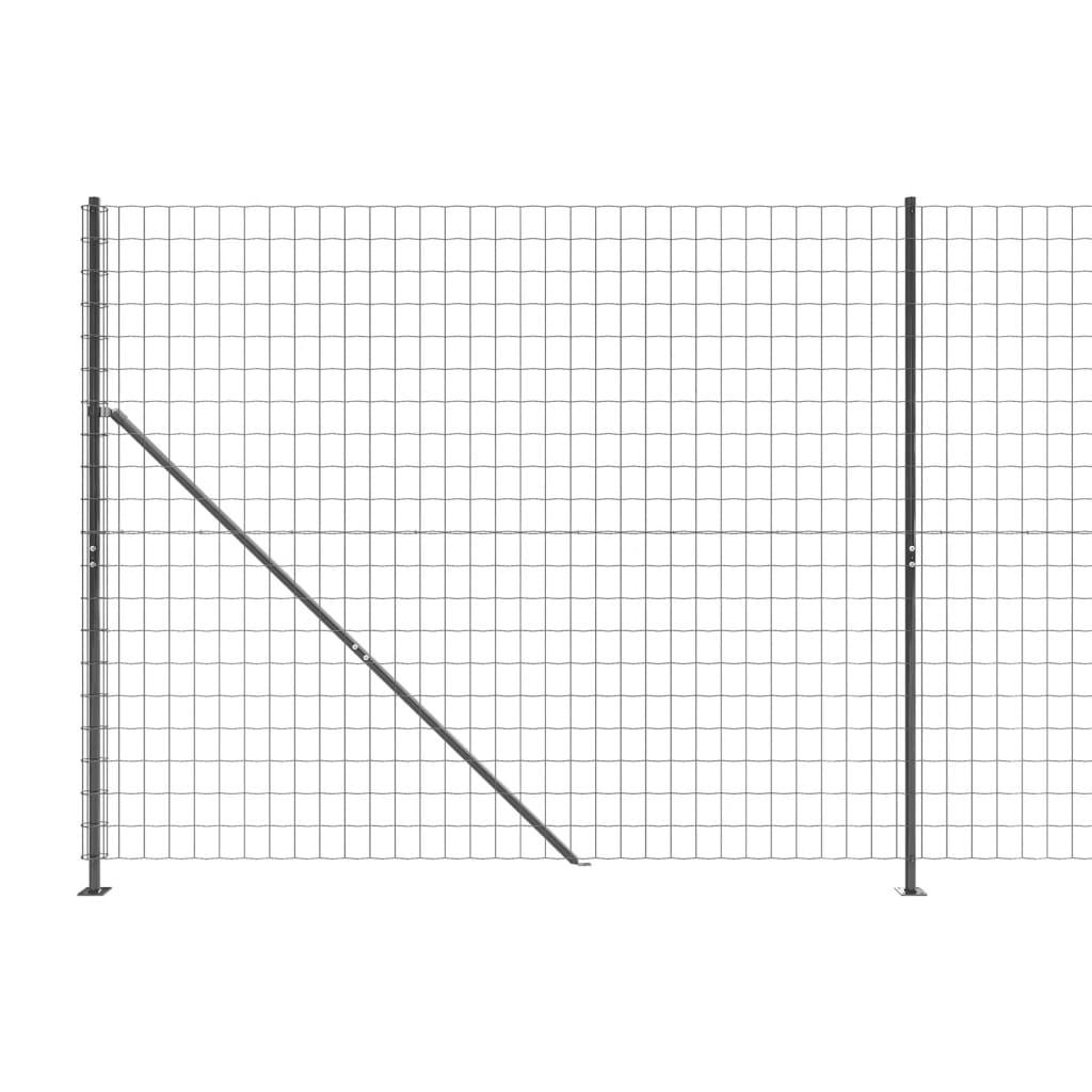 Trådhegn med flange 2x25 m antracitgrå