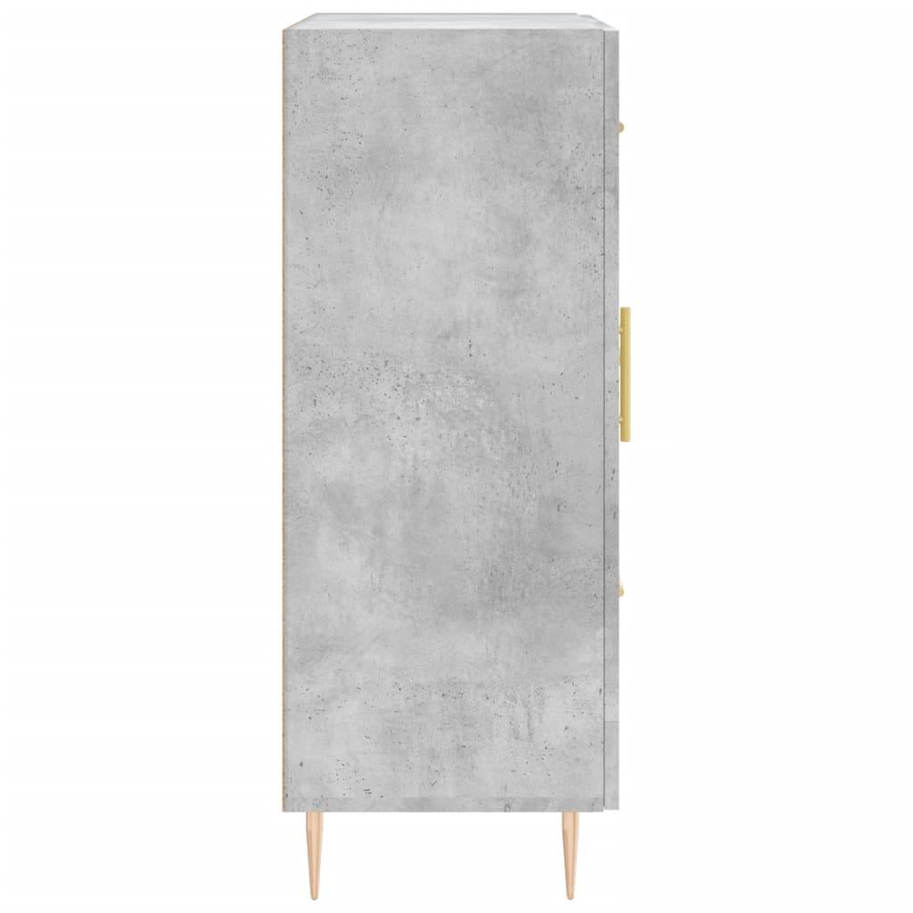 Skænk 69,5x34x90 cm konstrueret træ betongrå