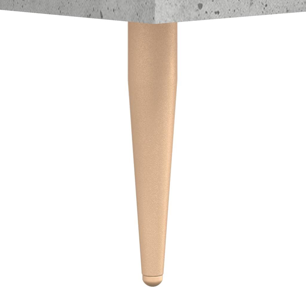 Skænk 69,5x34x90 cm konstrueret træ betongrå